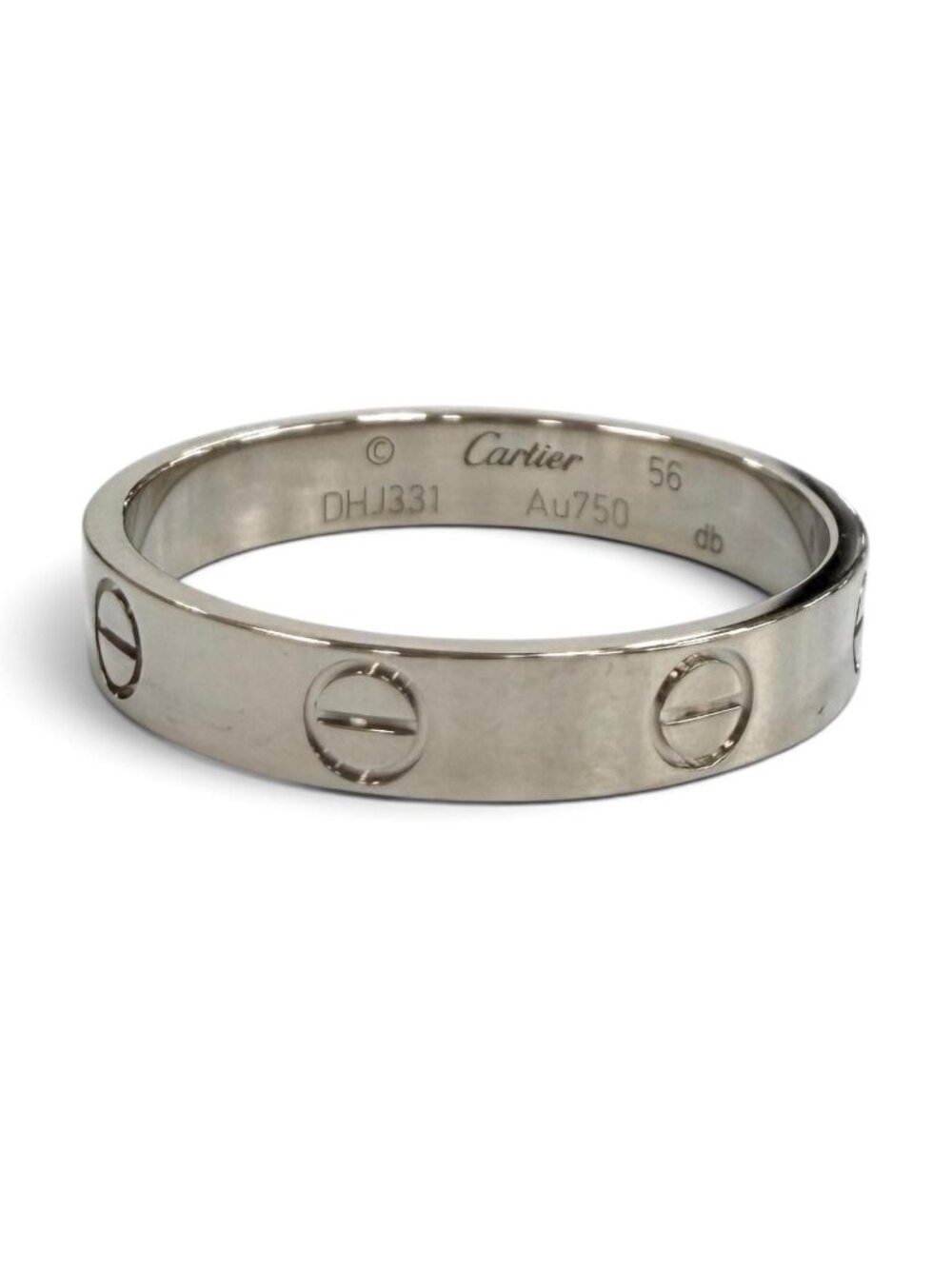Cartier Love Ring Mini 750 White Gold